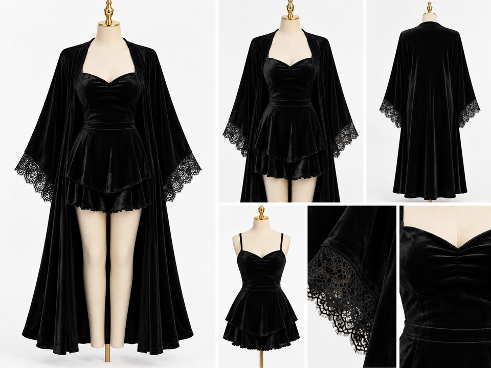 Ensemble Velours 2 Pièces – Élégance