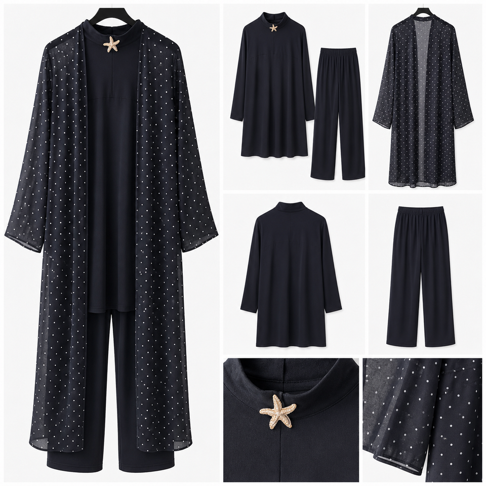 Burkini 3 Pièces avec Kimono