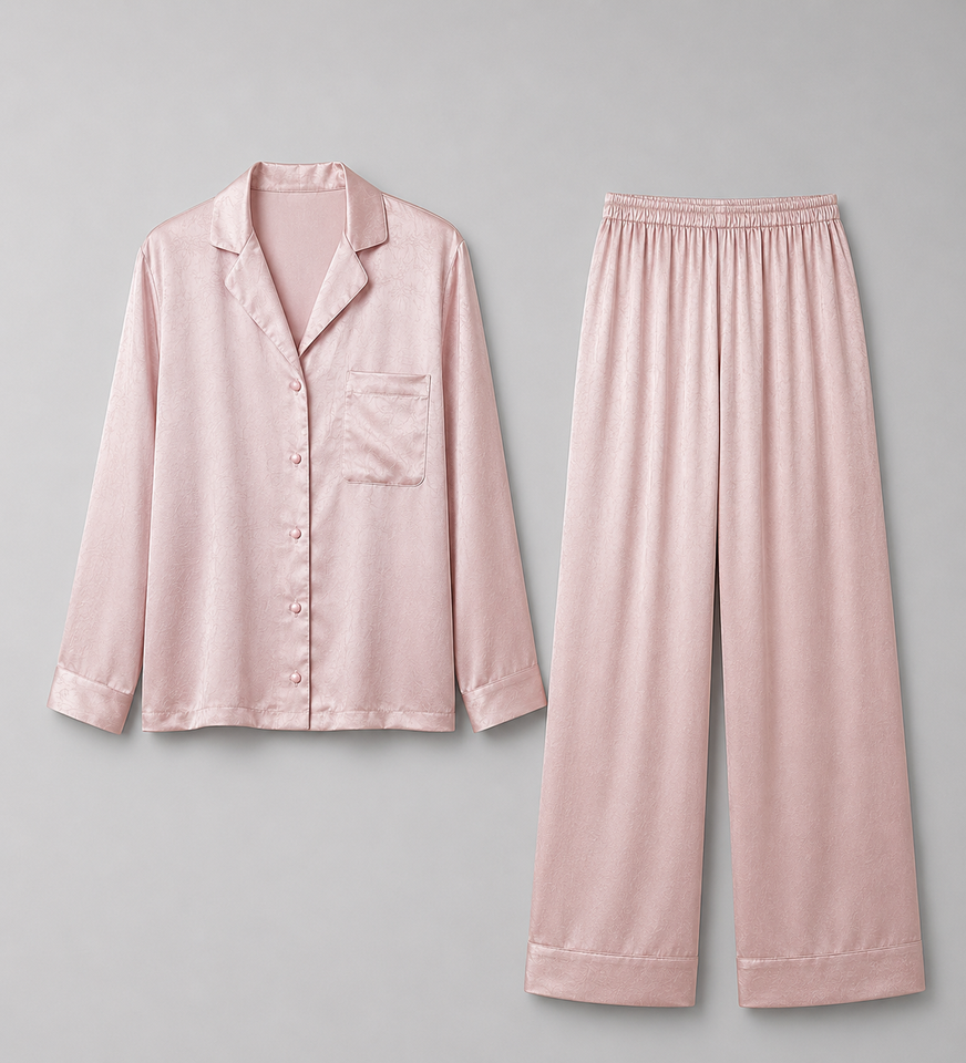 Ensemble Satin 2 Pièces Élégance Classique