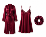 Ensemble Satin 3 Pièces Élégance