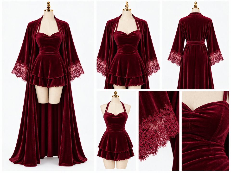 Ensemble Velours 2 Pièces – Élégance