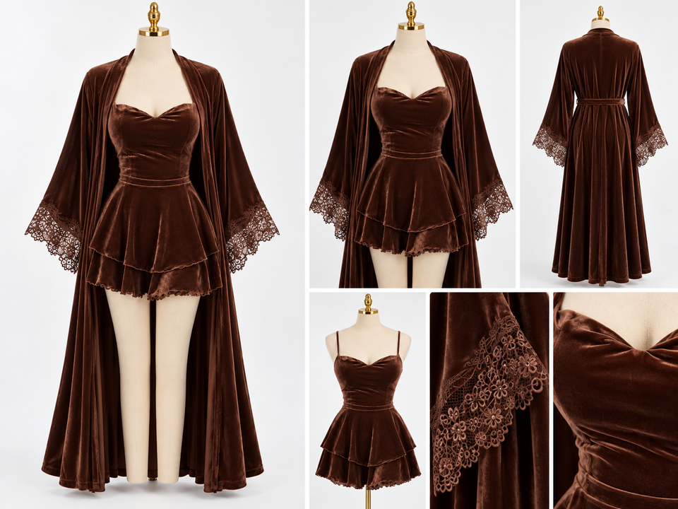 Ensemble Velours 2 Pièces – Élégance