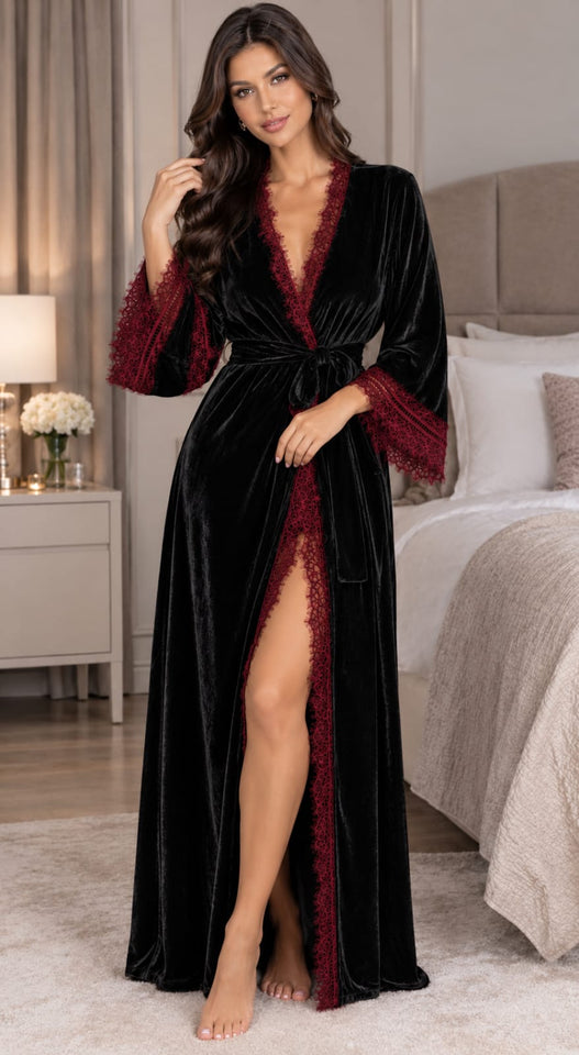 Peignoir de Luxe en Velours